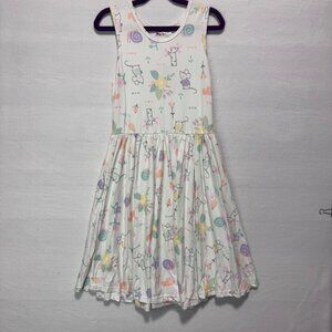 Girls DotDotSmile Tank Dress Size 8/10 Mice Print New With Tags